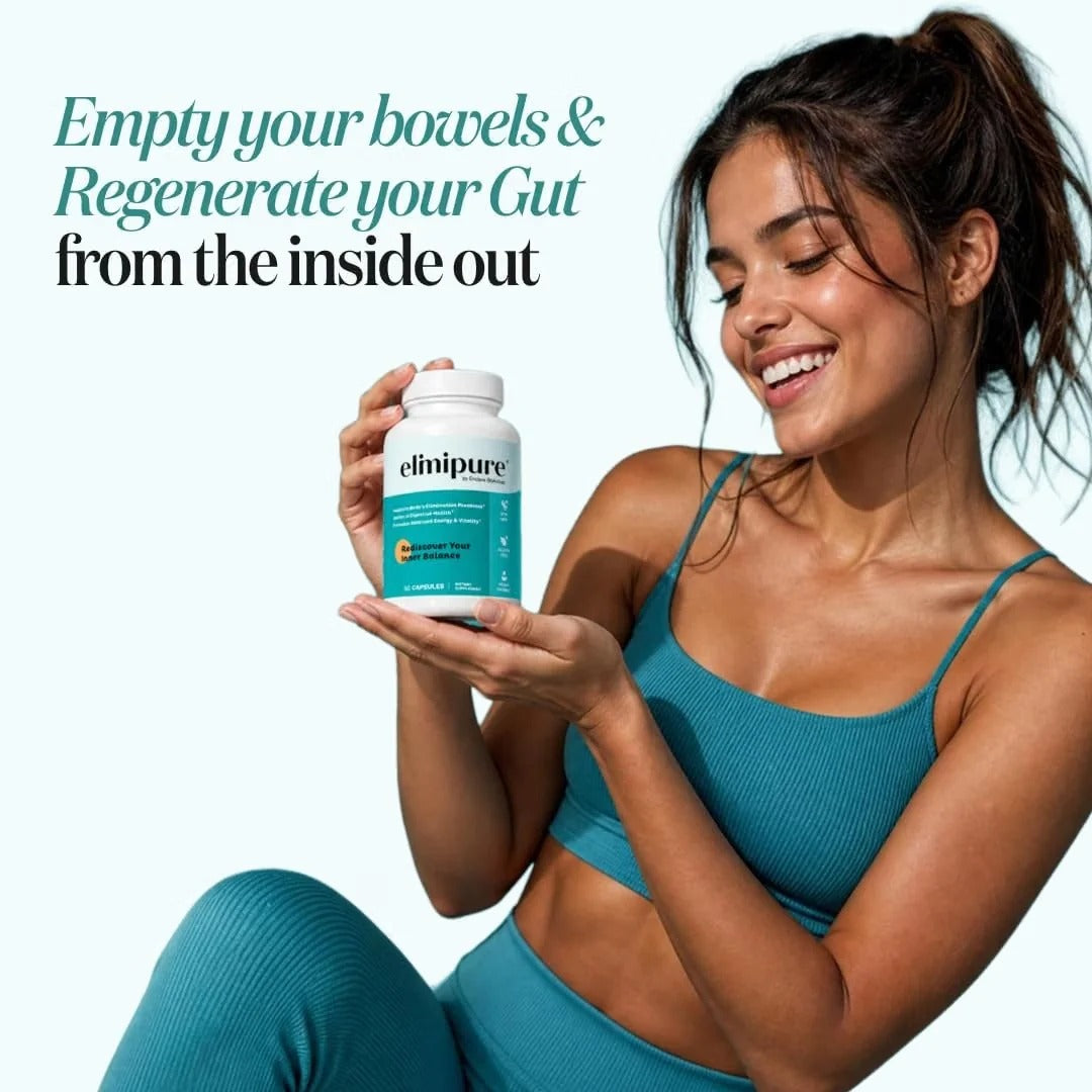 Elimipure Gut Cleanse &Restore Supplement, RegularitySupport, 90 Caps